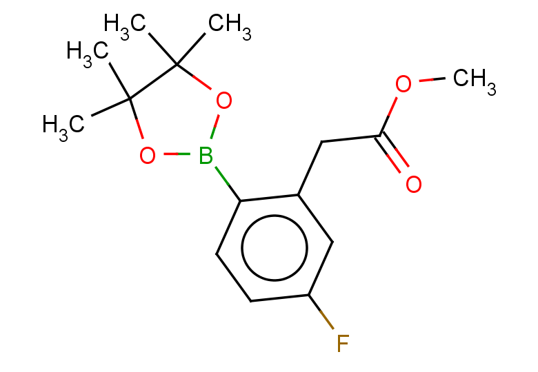 methyl 2-[5-fluoro-2-(4,4,5,5-tetramethyl-1,3,2-dioxaborolan-2-yl)phenyl]acetate