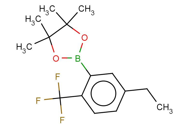 2-[5-ethyl-2-(trifluoromethyl)phenyl]-4,4,5,5-tetramethyl-1,3,2-dioxaborolane