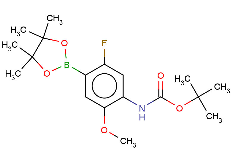 tert-butyl N-[5-fluoro-2-methoxy-4-(4,4,5,5-tetramethyl-1,3,2-dioxaborolan-2-yl)phenyl]carbamate