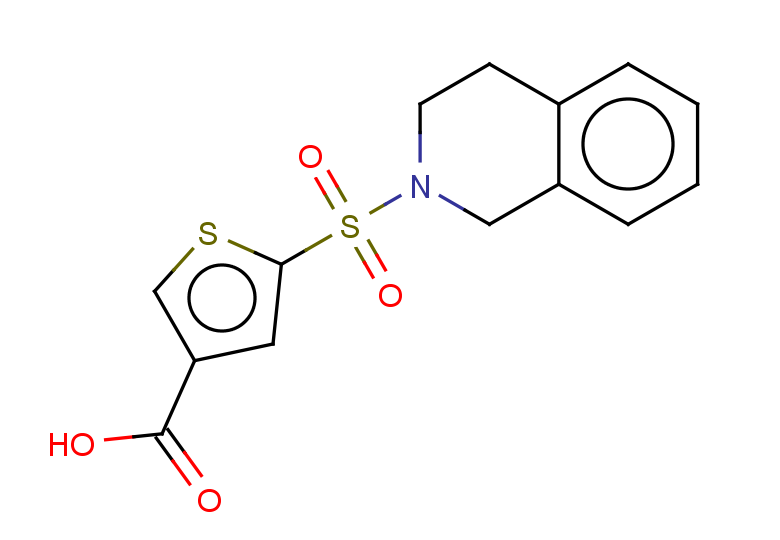 5-(1,2,3,4-tetrahydroisoquinoline-2-sulfonyl)thiophene-3-carboxylic acid