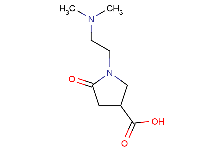 1-[2-(dimethylamino)ethyl]-5-oxopyrrolidine-3-carboxylic acid
