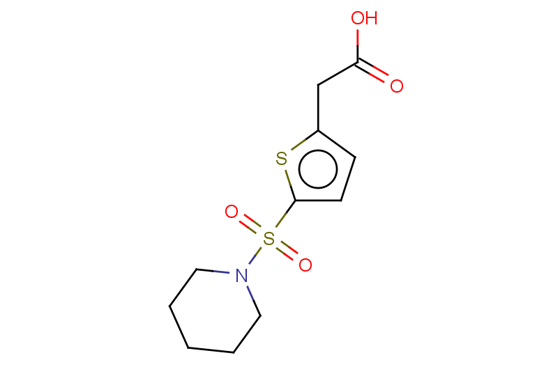 2-[5-(piperidine-1-sulfonyl)thiophen-2-yl]acetic acid