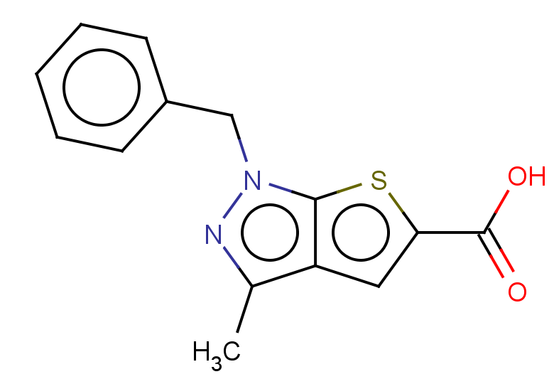 1-benzyl-3-methyl-1H-thieno[2,3-c]pyrazole-5-carboxylic acid