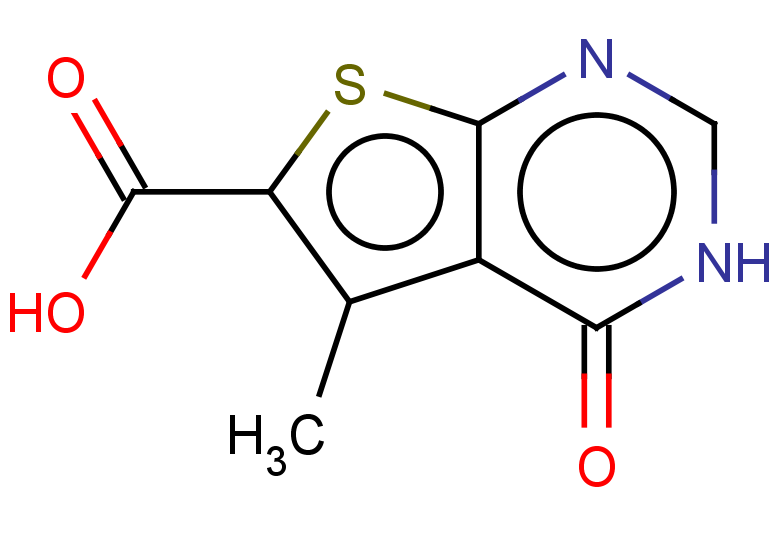 5-methyl-4-oxo-3H,4H-thieno[2,3-d]pyrimidine-6-carboxylic acid