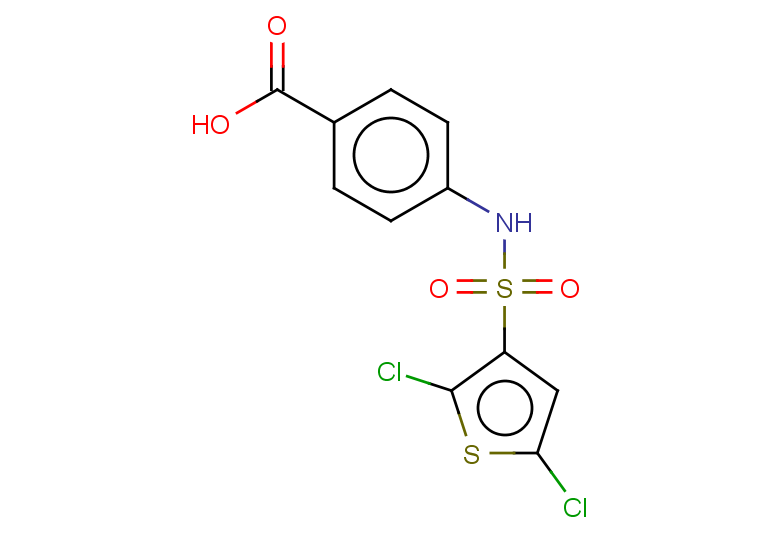 4-(2,5-dichlorothiophene-3-sulfonamido)benzoic acid