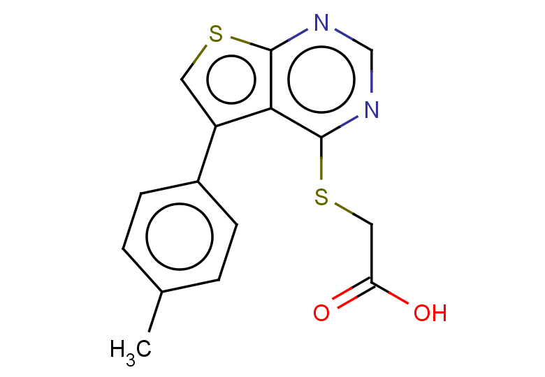 2-{[5-(4-methylphenyl)thieno[2,3-d]pyrimidin-4-yl]sulfanyl}acetic acid