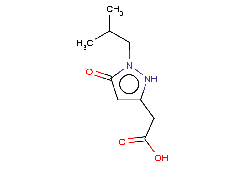 2-[1-(2-methylpropyl)-5-oxo-2,5-dihydro-1H-pyrazol-3-yl]acetic acid