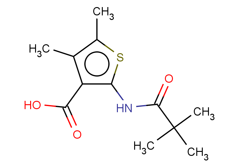 2-(2,2-dimethylpropanamido)-4,5-dimethylthiophene-3-carboxylic acid