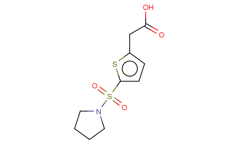 2-[5-(pyrrolidine-1-sulfonyl)thiophen-2-yl]acetic acid
