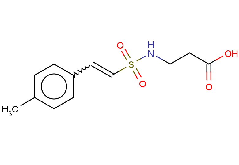 3-{[2-(4-methylphenyl)ethene]sulfonamido}propanoic acid