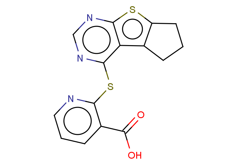 2-{7-thia-9,11-diazatricyclo[6.4.0.0,2,6]dodeca-1(12),2(6),8,10-tetraen-12-ylsulfanyl}pyridine-3-carboxylic acid