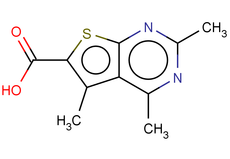 trimethylthieno[2,3-d]pyrimidine-6-carboxylic acid