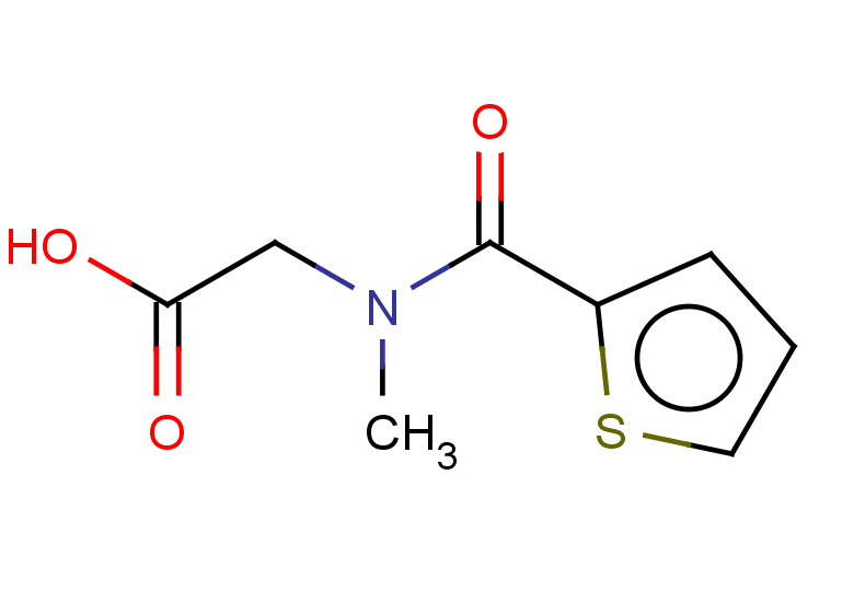 2-(N-methyl-1-thiophen-2-ylformamido)acetic acid