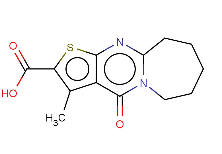 4-methyl-2-oxo-6-thia-1,8-diazatricyclo[7.5.0.0,3,7]tetradeca-3(7),4,8-triene-5-carboxylic acid