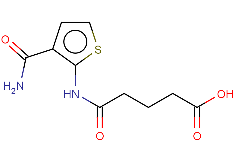 4-[(3-carbamoylthiophen-2-yl)carbamoyl]butanoic acid