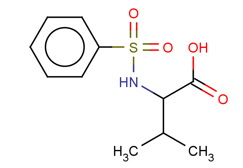 2-benzenesulfonamido-3-methylbutanoic acid