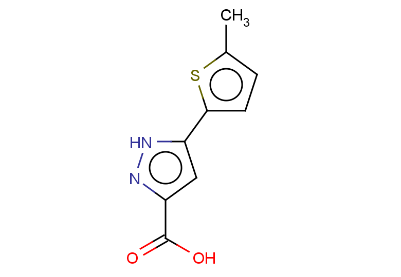 5-(5-methylthiophen-2-yl)-1H-pyrazole-3-carboxylic acid