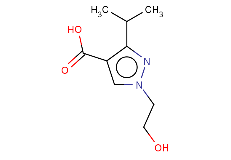 1-(2-hydroxyethyl)-3-(propan-2-yl)-1H-pyrazole-4-carboxylic acid