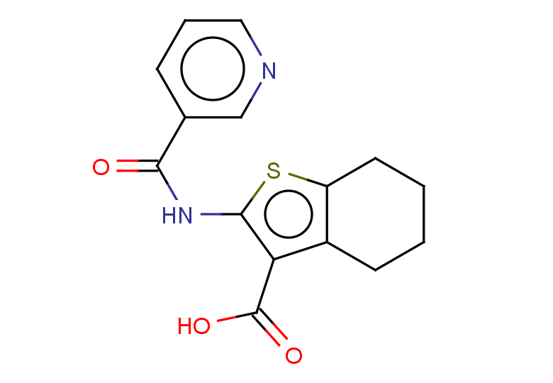 2-(pyridine-3-amido)-4,5,6,7-tetrahydro-1-benzothiophene-3-carboxylic acid