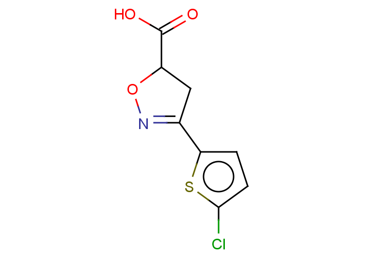 3-(5-chlorothiophen-2-yl)-4,5-dihydro-1,2-oxazole-5-carboxylic acid