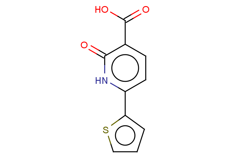2-oxo-6-(thiophen-2-yl)-1,2-dihydropyridine-3-carboxylic acid