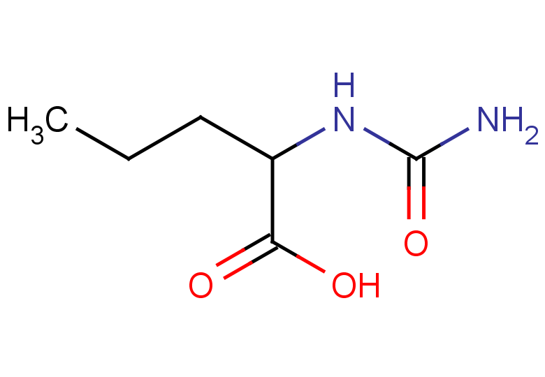 2-(carbamoylamino)pentanoic acid