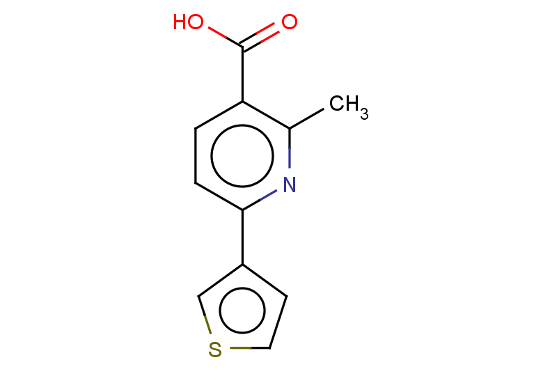 2-methyl-6-(thiophen-3-yl)pyridine-3-carboxylic acid