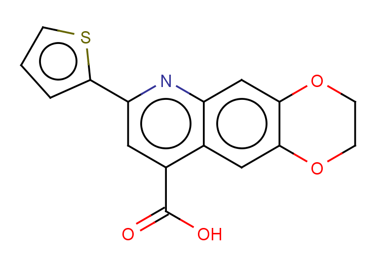 7-(thiophen-2-yl)-2H,3H-[1,4]dioxino[2,3-g]quinoline-9-carboxylic acid