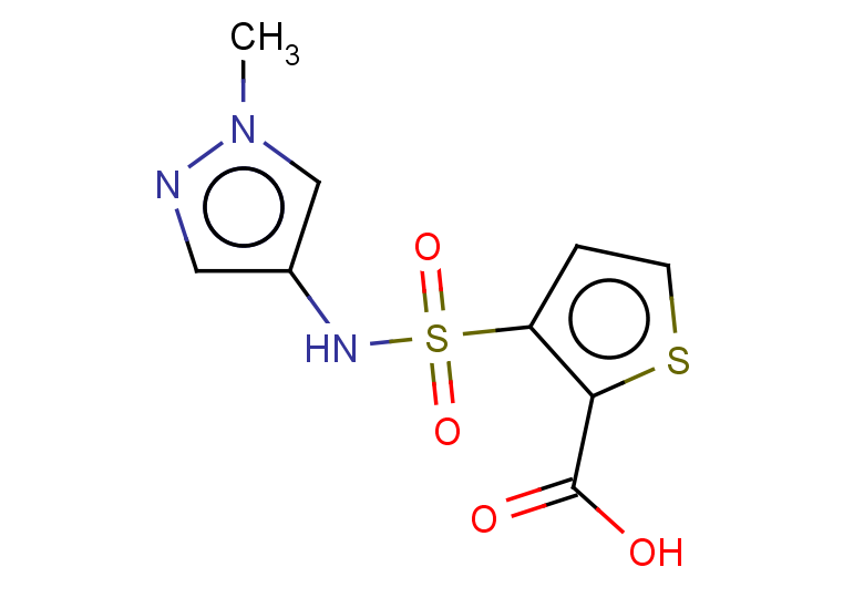 3-[(1-methyl-1H-pyrazol-4-yl)sulfamoyl]thiophene-2-carboxylic acid