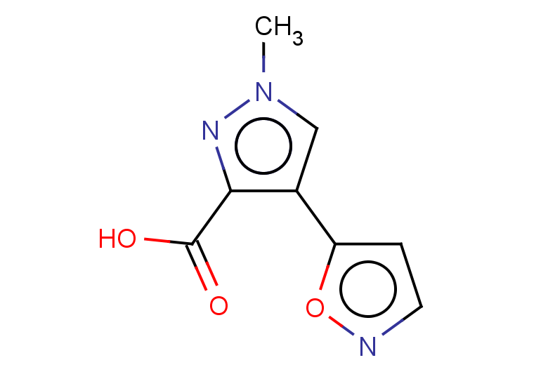 1-methyl-4-(1,2-oxazol-5-yl)-1H-pyrazole-3-carboxylic acid
