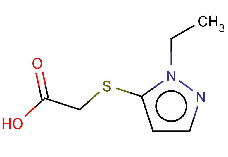 2-[(1-ethyl-1H-pyrazol-5-yl)sulfanyl]acetic acid