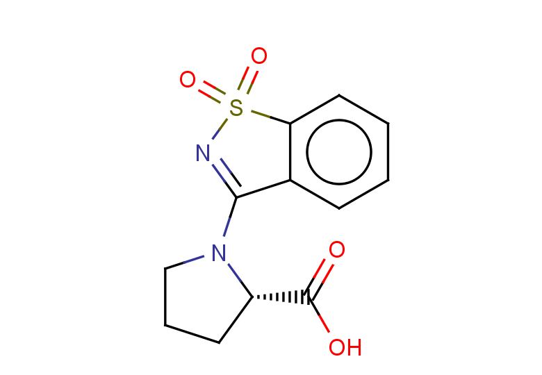 (2S)-1-(1,1-dioxo-1$l^{6},2-benzothiazol-3-yl)pyrrolidine-2-carboxylic acid