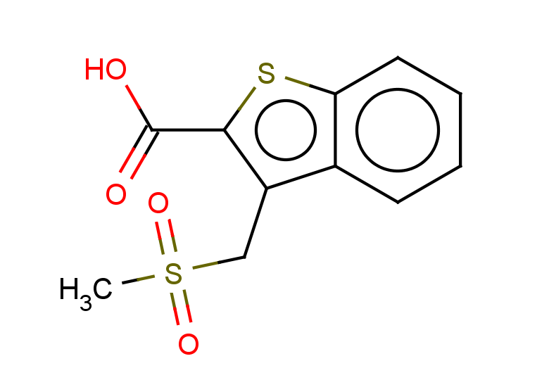 3-(methanesulfonylmethyl)-1-benzothiophene-2-carboxylic acid
