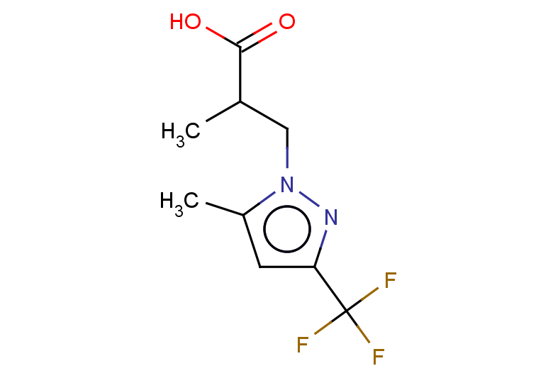 2-methyl-3-[5-methyl-3-(trifluoromethyl)-1H-pyrazol-1-yl]propanoic acid