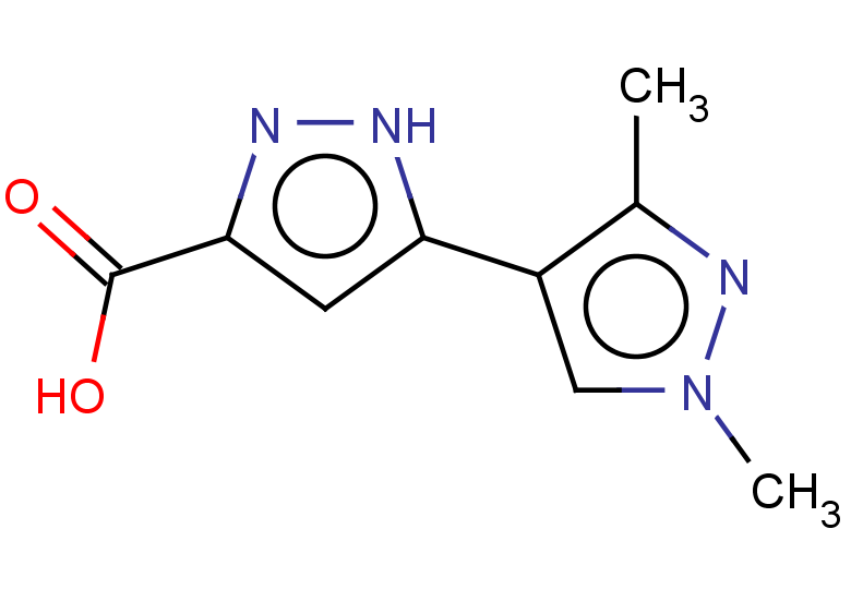 5-(1,3-dimethyl-1H-pyrazol-4-yl)-1H-pyrazole-3-carboxylic acid