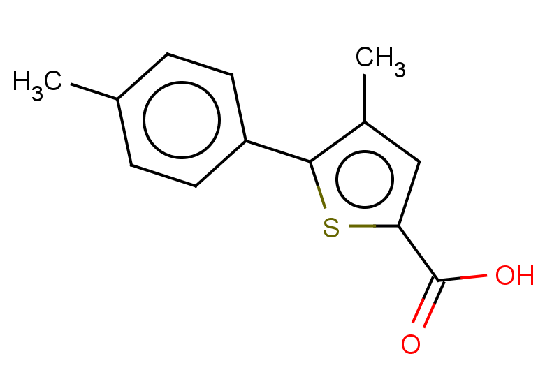 4-methyl-5-(4-methylphenyl)thiophene-2-carboxylic acid