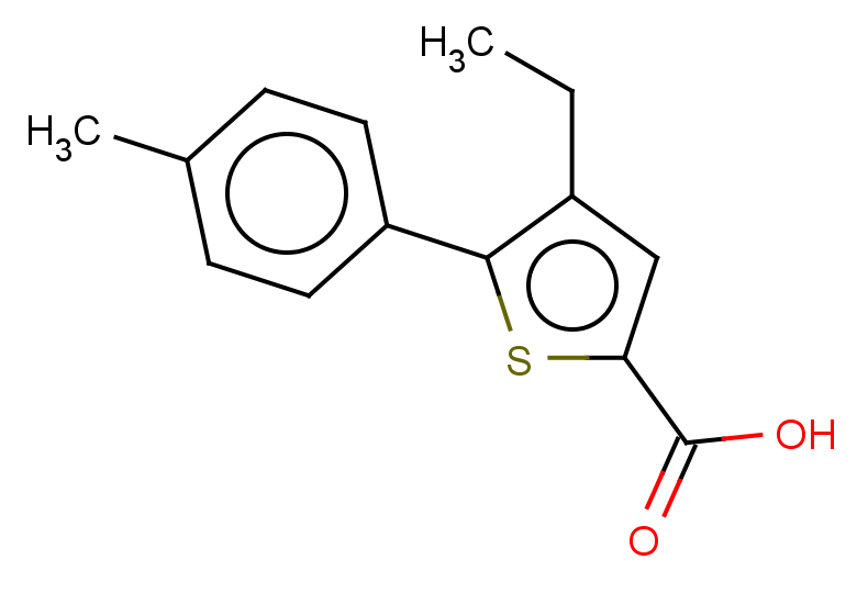 4-ethyl-5-(4-methylphenyl)thiophene-2-carboxylic acid