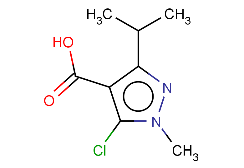 5-chloro-1-methyl-3-(propan-2-yl)-1H-pyrazole-4-carboxylic acid