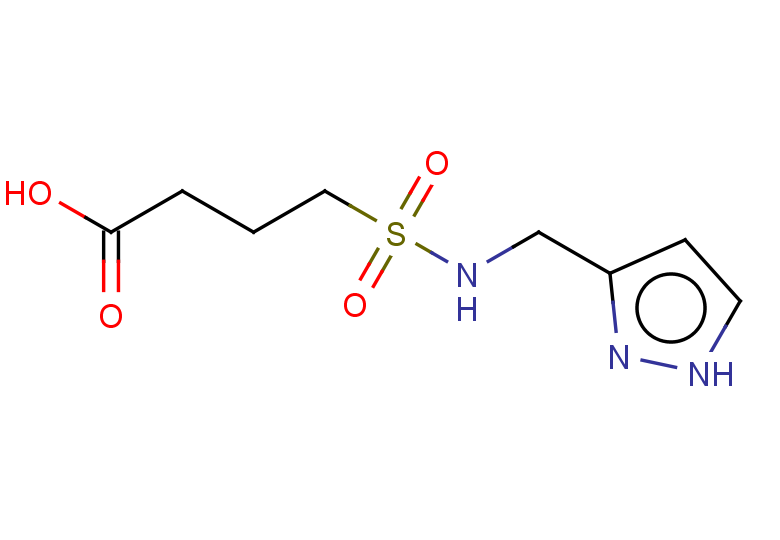 4-[(1H-pyrazol-3-ylmethyl)sulfamoyl]butanoic acid