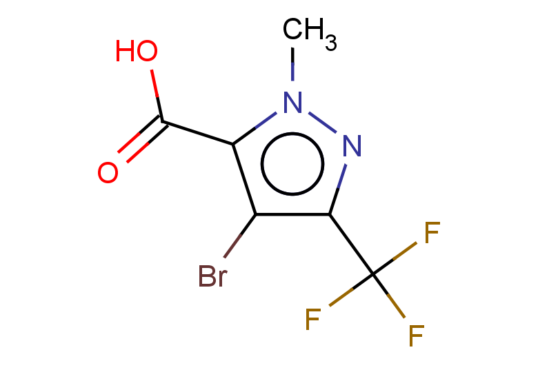 4-bromo-1-methyl-3-(trifluoromethyl)-1H-pyrazole-5-carboxylic acid