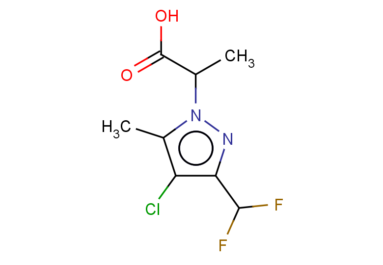 2-[4-chloro-3-(difluoromethyl)-5-methyl-1H-pyrazol-1-yl]propanoic acid