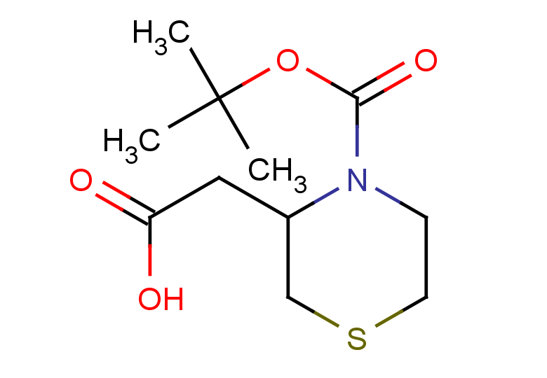 2-{4-[(tert-butoxy)carbonyl]thiomorpholin-3-yl}acetic acid