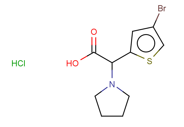 2-(4-bromothiophen-2-yl)-2-(pyrrolidin-1-yl)acetic acid hydrochloride