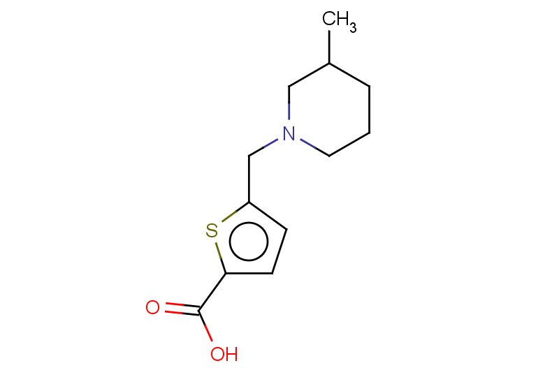 5-[(3-methylpiperidin-1-yl)methyl]thiophene-2-carboxylic acid