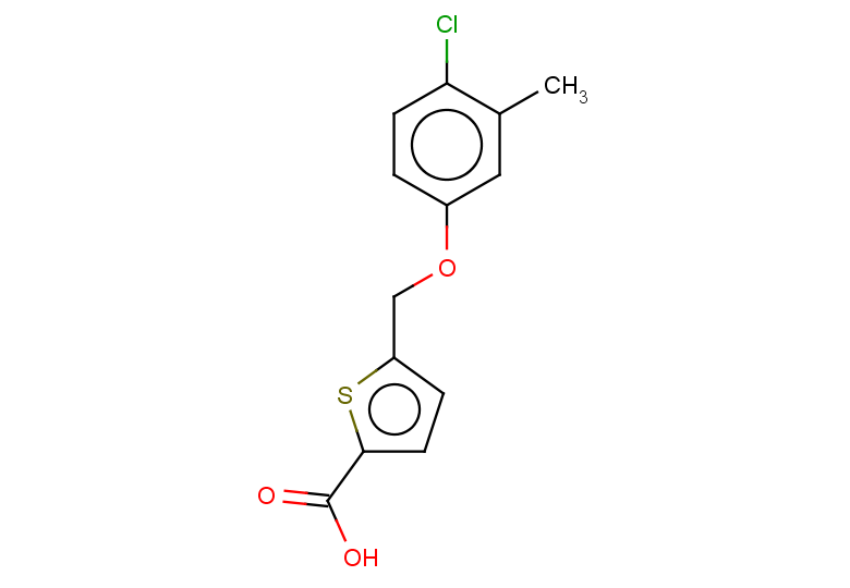 5-(4-chloro-3-methylphenoxymethyl)thiophene-2-carboxylic acid