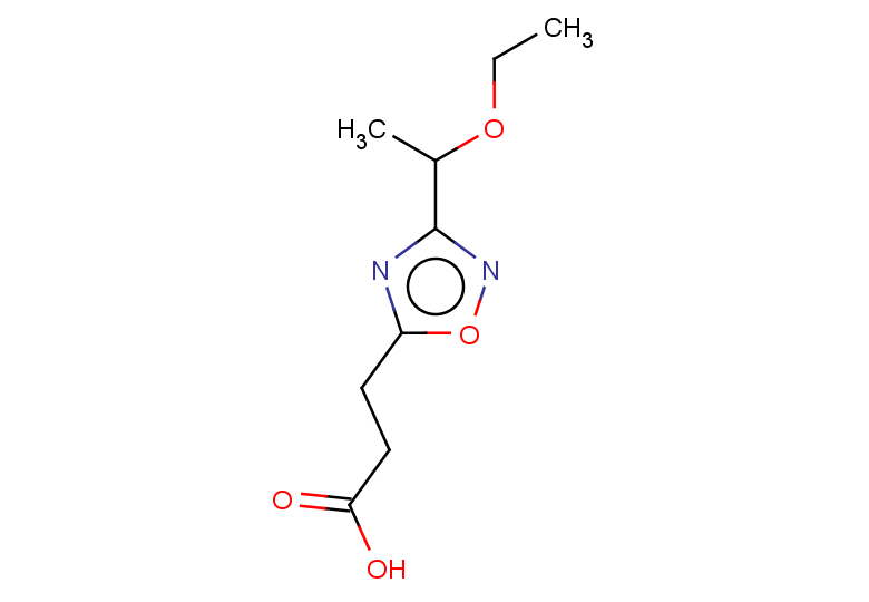 3-[3-(1-ethoxyethyl)-1,2,4-oxadiazol-5-yl]propanoic acid