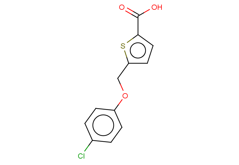5-(4-chlorophenoxymethyl)thiophene-2-carboxylic acid