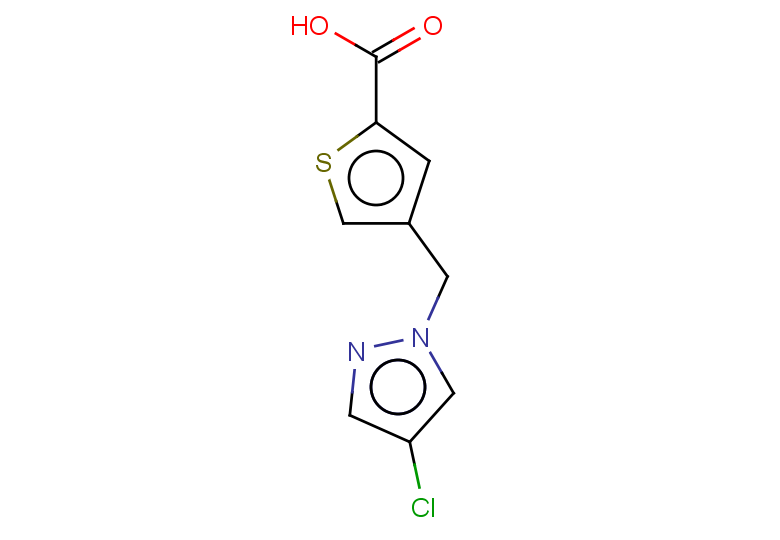 4-[(4-chloro-1H-pyrazol-1-yl)methyl]thiophene-2-carboxylic acid