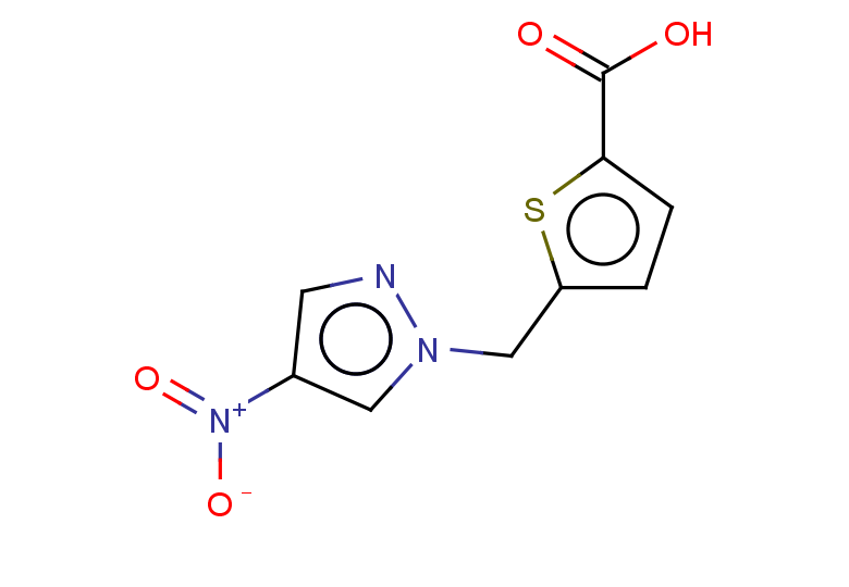 5-[(4-nitro-1H-pyrazol-1-yl)methyl]thiophene-2-carboxylic acid