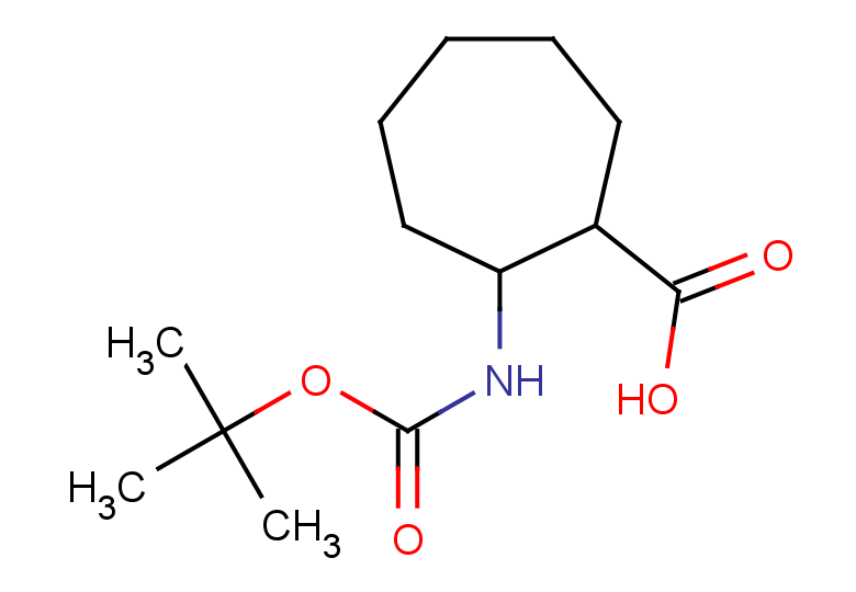 2-{[(tert-butoxy)carbonyl]amino}cycloheptane-1-carboxylic acid